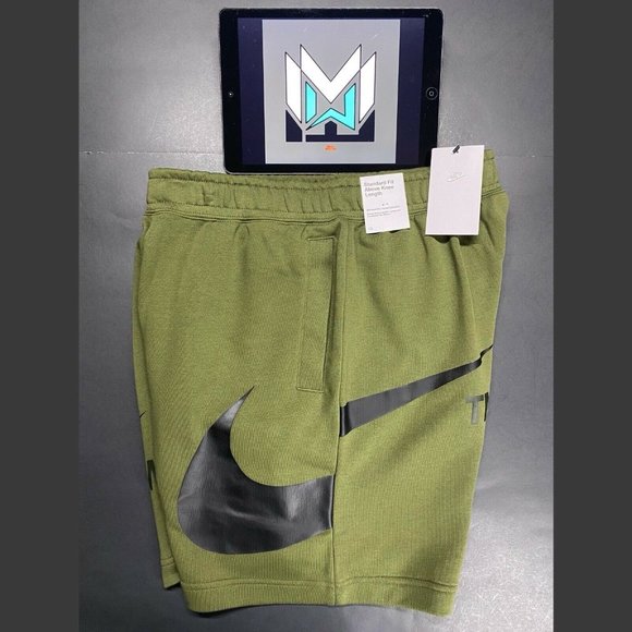 Nike Other - Nike NSW Swoosh French Terry Shorts Green Black Men’s Sizes DD5997-326 Vintage